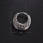 Pendientes Aros Vikingos Nórdicos de plata