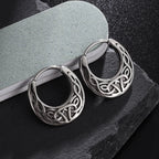 Pendientes Aros Vikingos Nórdicos de plata