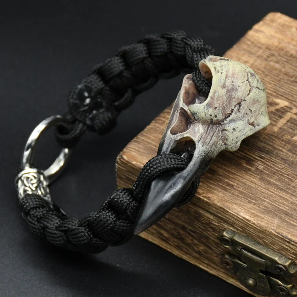 Pulsera Vikinga Cuervo de Odín
