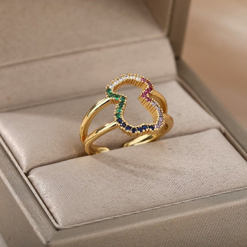 Anillo 7 Chakras Sello Mujer