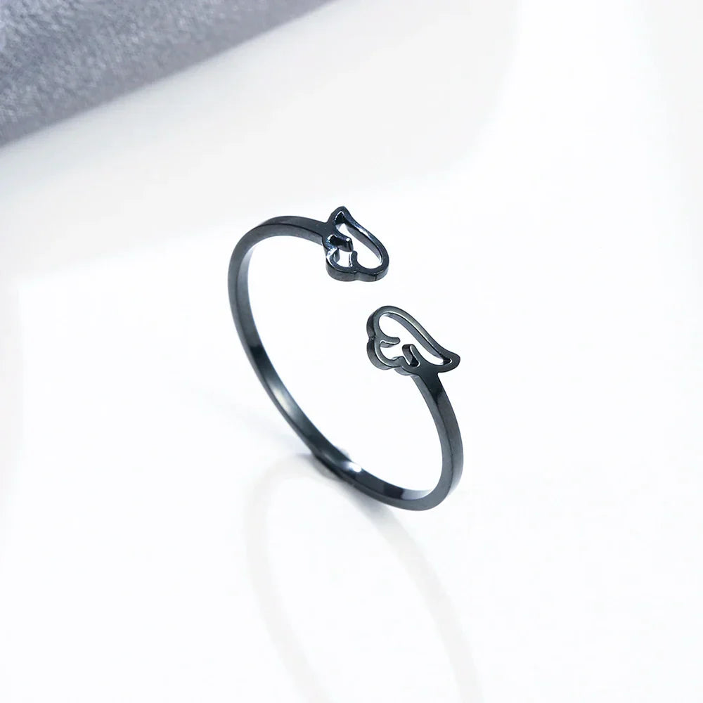 Bague ailes d'ange pour femme