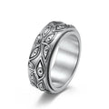 Anillo Antiestrés Giratorio Ojo plata