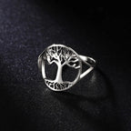 Anillo Árbol de la Vida para Mujer plata