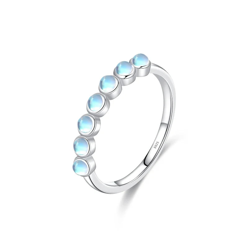 Anillo con Cristal de Piedra de Luna