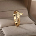 Anillo Cristiano Jesús para Mujer