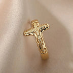Anillo Cristiano Jesús para Mujer