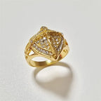 Anillo de Jesús Cristiano con Strass