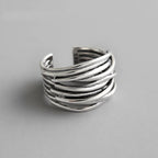Anillo de Mujer Estilo Étnico plata