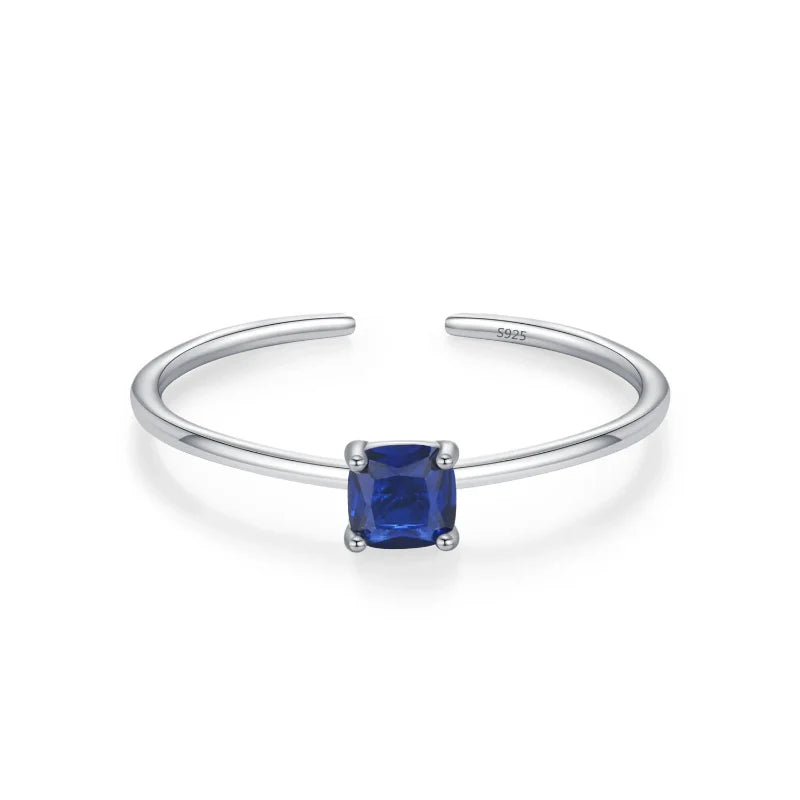 Anillo de Zirconia de Color Piedra de Nacimiento