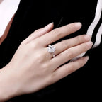 Anillo de Flor con Cristal