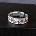 Anillo con flores de tulipán