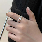 Anillo con flores de tulipán