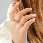 Anillo de Aro Patas oro y plata