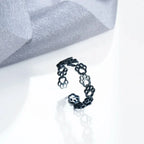 Anillo de Aro Patas negro