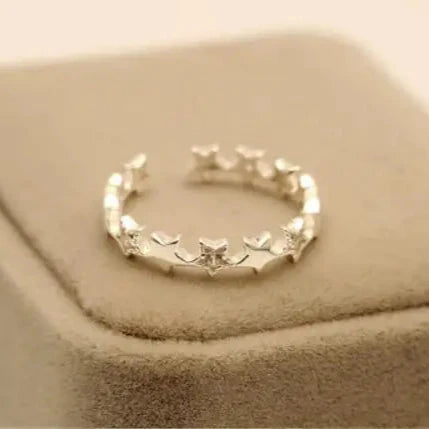 Anillo de Banda para Mujer Estrellas