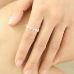 Anillo de Banda para Mujer Estrellas