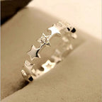 Anillo de Banda para Mujer Estrellas