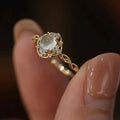 Anillo de Banda para Mujer Piedra de Luna