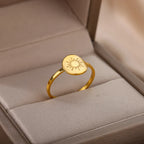 Anillo Sol para Mujer en oro