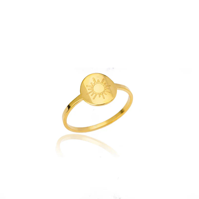 Anillo Sol para Mujer en oro