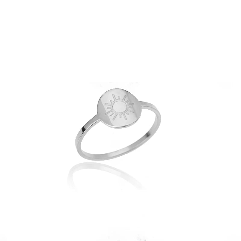 Anillo Sol para Mujer en plata