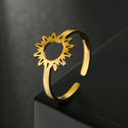 Anillo Sol para Mujer oro