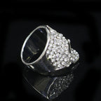 Anillo de Calavera con Strass