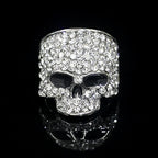 Anillo de Calavera con Strass