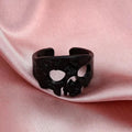 Anillo de Calavera Negra