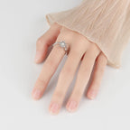 Anillo Anti-Estrés Anillo Giratorio Sol plata
