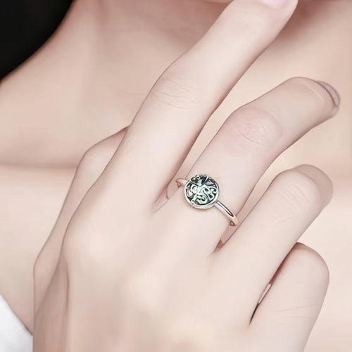 Anillo Árbol de la Vida Plata