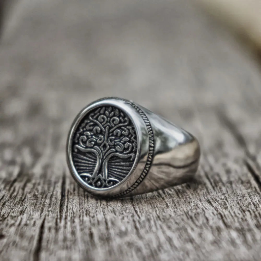 Anillo Árbol de la Vida Celta para Mujer