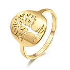Anillo Árbol de la Vida Color Oro