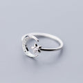 Anillo Astros Luna y Estrellas Mujer
