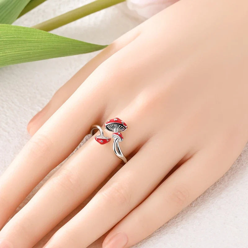 Anillo Otoñal con Hongos