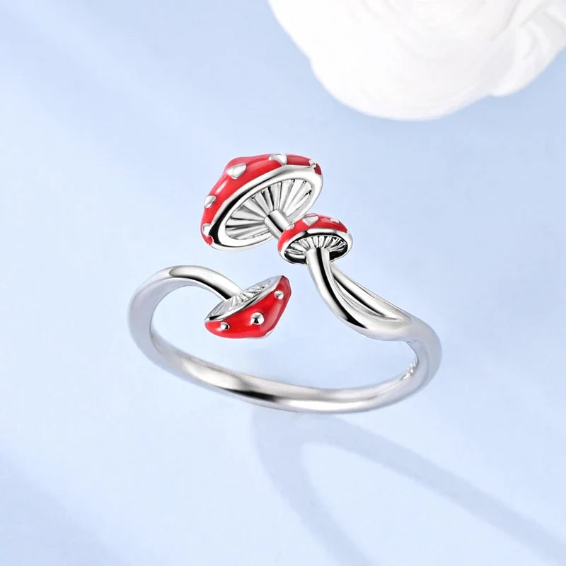Anillo Otoñal con Hongos