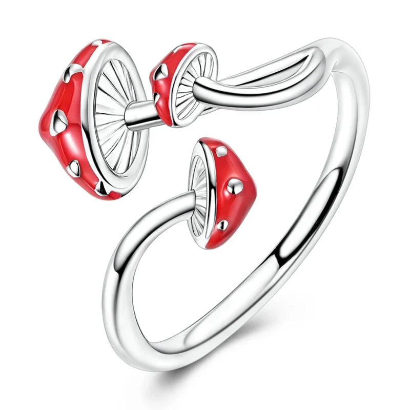 Anillo Otoñal con Hongos