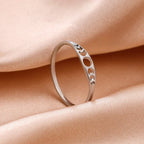 Anillo con Cuartos de Luna de plata