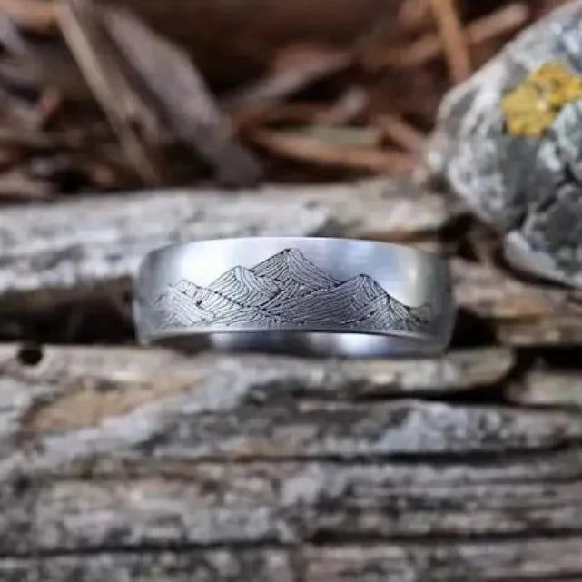 Anillo con Montañas para Hombre o Mujer