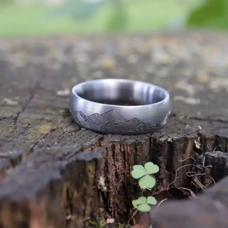 Anillo con Montañas para Hombre o Mujer