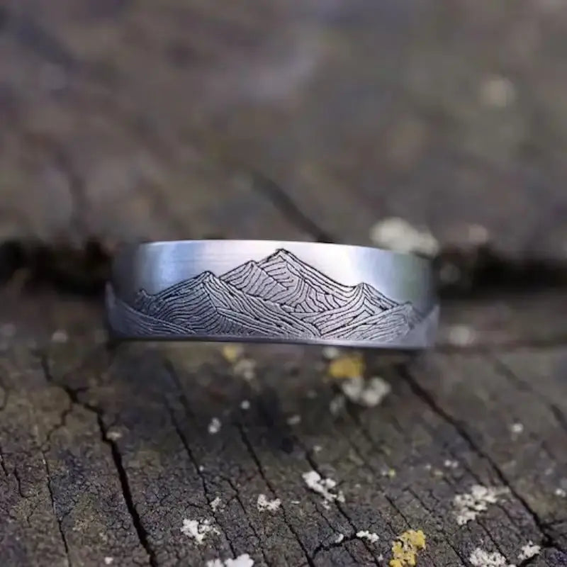 Anillo con Montañas para Hombre o Mujer