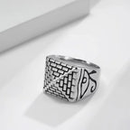 Anillo con Pirámide Egipcia plata