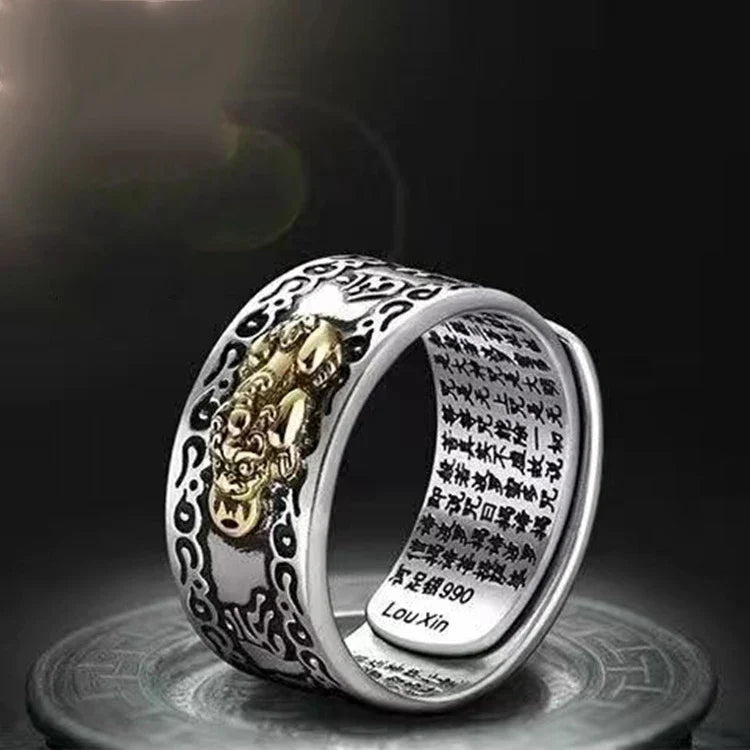 Anillo Budista Om Tibetano para Hombre o Mujer