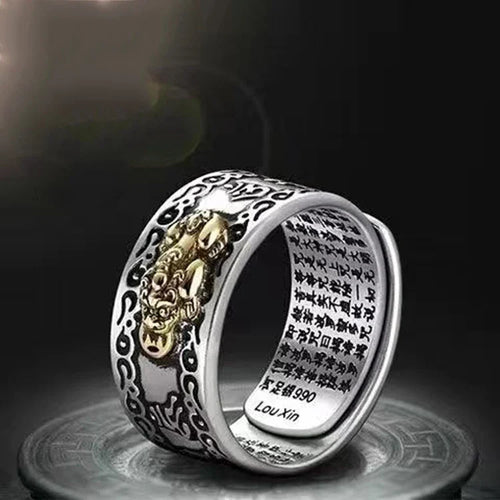 Anillo Budista Om Tibetano para Hombre o Mujer