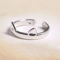 Anillo Cariño Gato Orejas plata