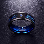 Anillo Celta hombre azul
