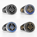 Anillo de Sello Francmasonería para Hombre