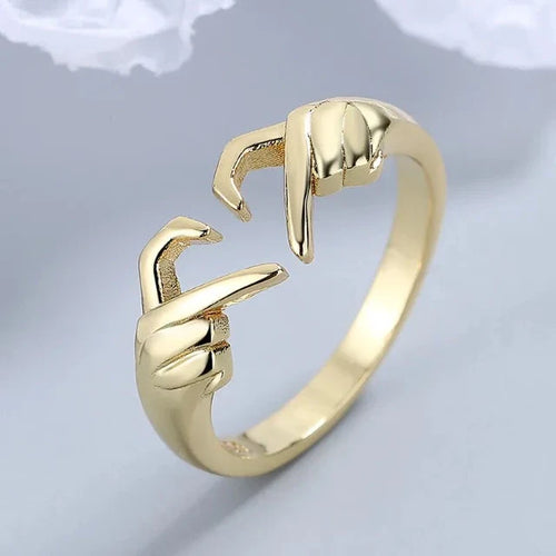 Anillo Corazón Romántico Oro