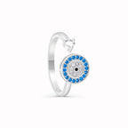 Anillo Contra la Ansiedad Ojo Azul Griego Turco Matiasma Mataki