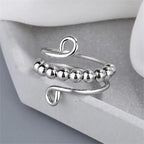 Anillo Contra la Ansiedad para Mujer plata